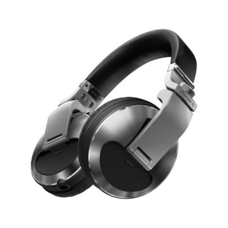 HDJ-X10-S Pro DJ 50mm Headphones with Swivel Ear Silver