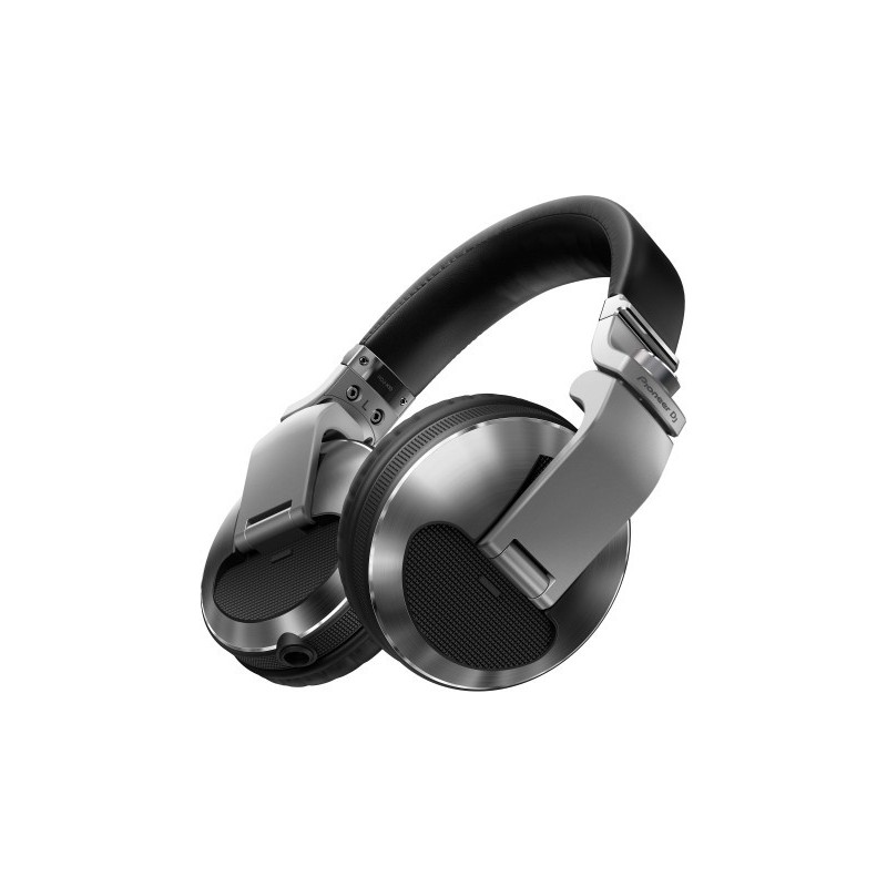 HDJ-X10-S Pro DJ 50mm Headphones with Swivel Ear Silver