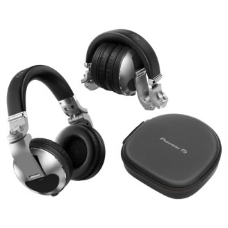 HDJ-X10-S Pro DJ 50mm Headphones with Swivel Ear Silver