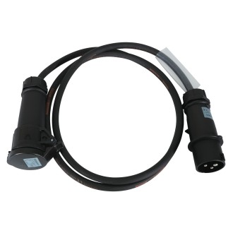 2m 2.5mm 16A Male - 16A Female Cable, Mennekes