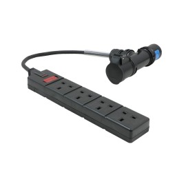 5m 16A T Connect to 4 Way 13A Socket Cable