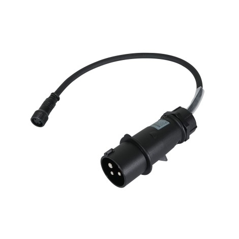 0.5m 16A Mennekes Plug to LEDJ IP Socket Cable