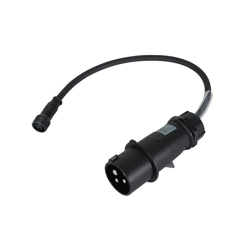 0.5m 16A Mennekes Plug to LEDJ IP Socket Cable