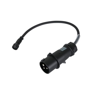 0.5m 16A Mennekes Plug to LEDJ IP Socket Cable