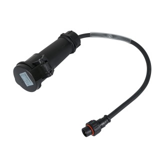 0.5m LEDJ IP Socket Cable to Mennekes 16A Socket