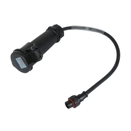 0.5m LEDJ IP Socket Cable to Mennekes 16A Socket