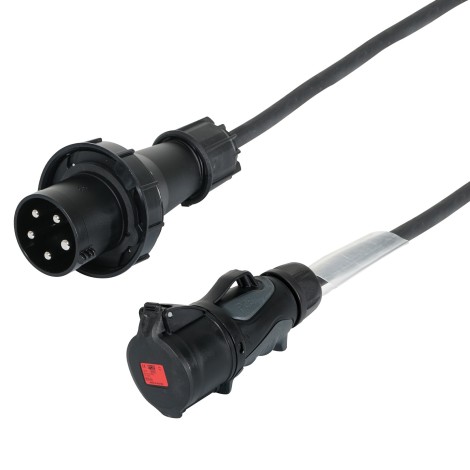 1.5m 63A 3PH to 32A 3PH Adaptor 6mm 5C Cable