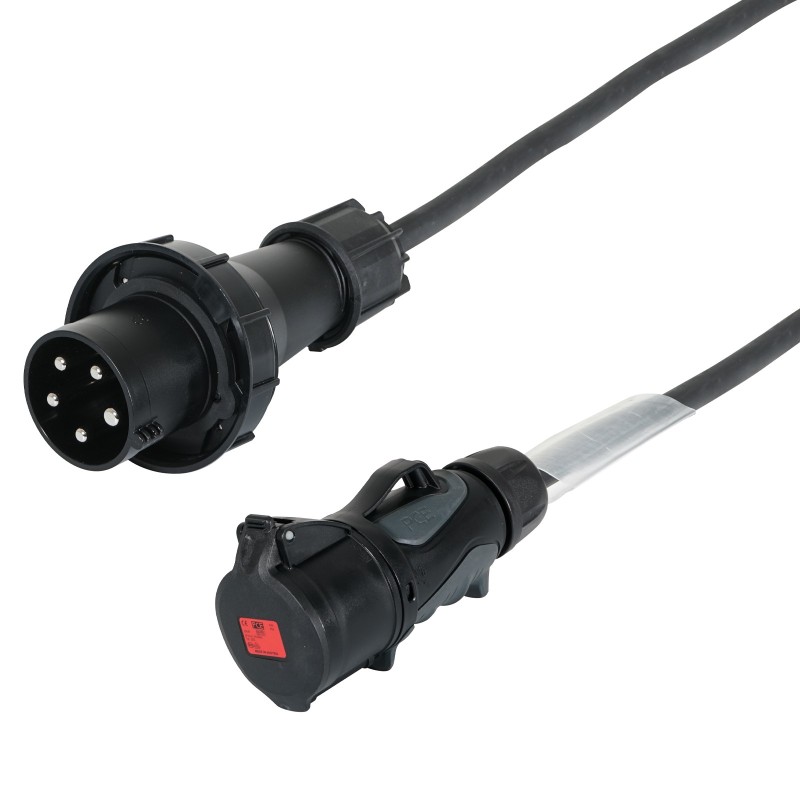 1.5m 63A 3PH to 32A 3PH Adaptor 6mm 5C Cable