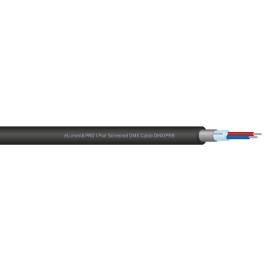PRO Screened 1 Pair DMX Cable DMX1PRB, Cut Length Black