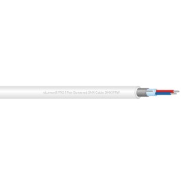 PRO Screened 1 Pair DMX Cable DMX1PRW, Cut Length White