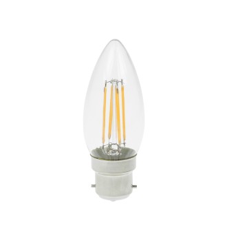 4W LED Filament Candle Lamp 2700K BC