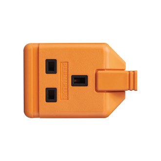 1 Gang 13A HD Mains Socket, Orange (ELS13O)