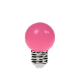 1.5W LED Polycarbonate Golf Ball Lamp, ES Pink