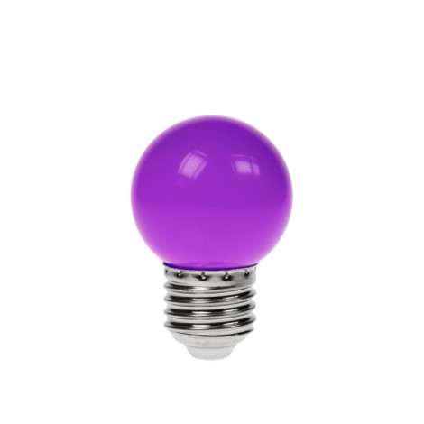 1.5W LED Polycarbonate Golf Ball Lamp, ES Purple