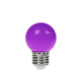 1.5W LED Polycarbonate Golf Ball Lamp, ES Purple