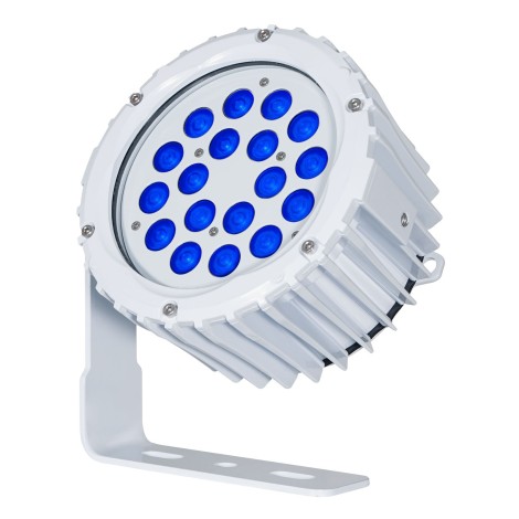 Aspect XL Exterior Blue Feature Light (White Housing) - 6 Degree