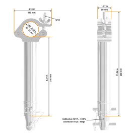 210mm PL Half Coupler Spacer (5055PL)