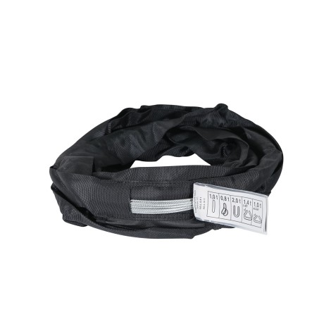 Black Softsteel 1 Ton WLL, Working Length 3m