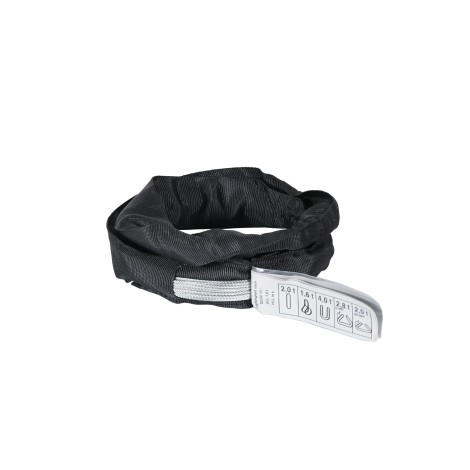 Black Softsteel 2 Ton WLL, Working Length 0.5m