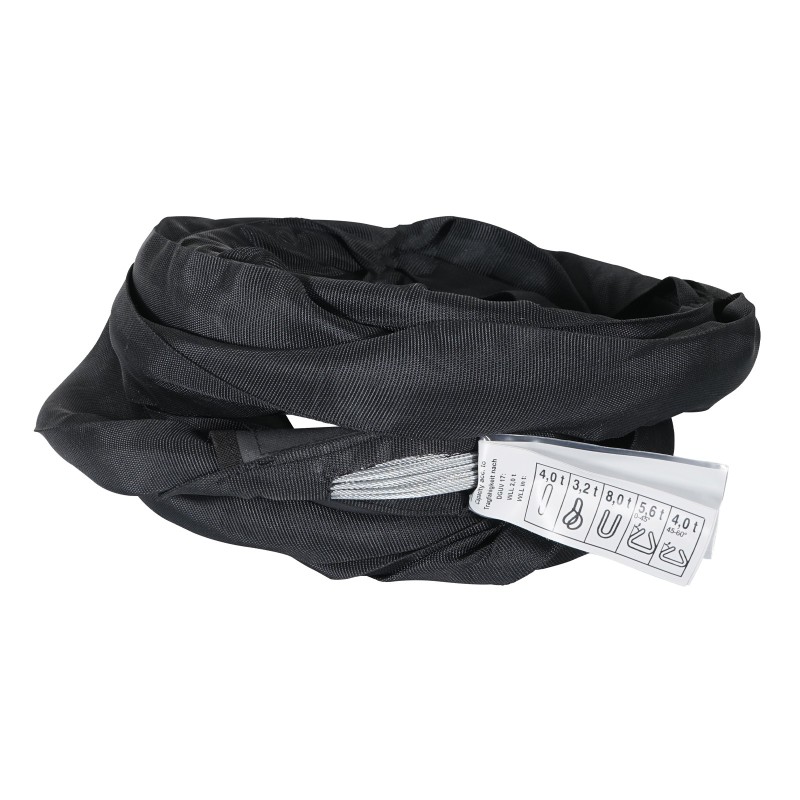 Black Softsteel 4 Ton WLL, Working Length 3m