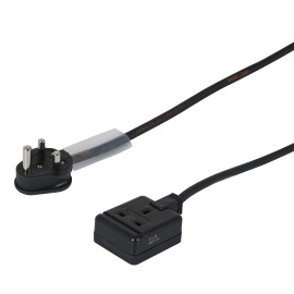 0.5m 1.5mm 15A Male - 13A Female Adaptor Cable