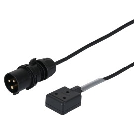 0.5m 1.5mm 16A Male - 15A Female Adaptor Cable