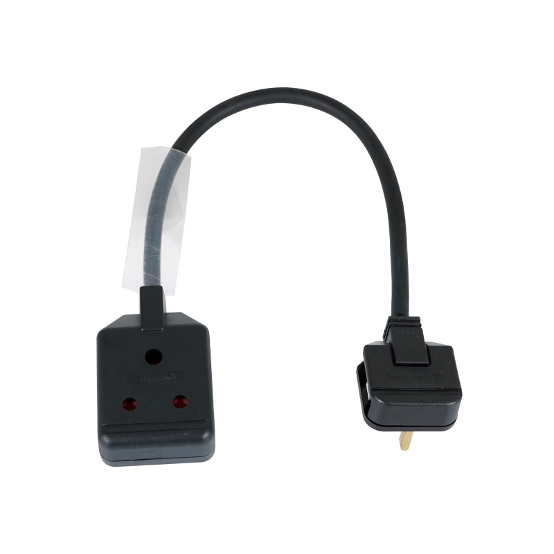 0.5m 1.5mm 13A Male - 15A Female Adaptor Cable
