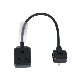 0.5m 1.5mm 13A Male - 15A Female Adaptor Cable