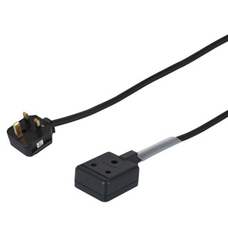 0.5m 1.5mm 13A Male - 15A Female Adaptor Cable