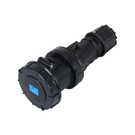 63A 230V IP67 2P+E Socket Black (233-6xs)