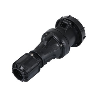 63A 230V IP67 2P+E Socket Black (233-6xs)