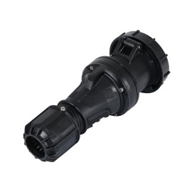 63A 230V IP67 2P+E Socket Black (233-6xs)