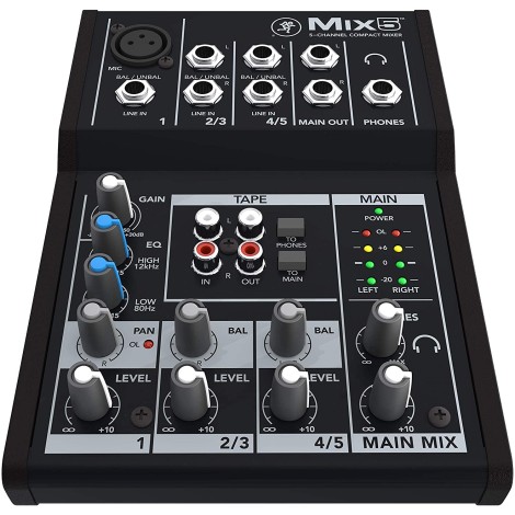 Mackie Mix5 5 Channel Compact Mixer