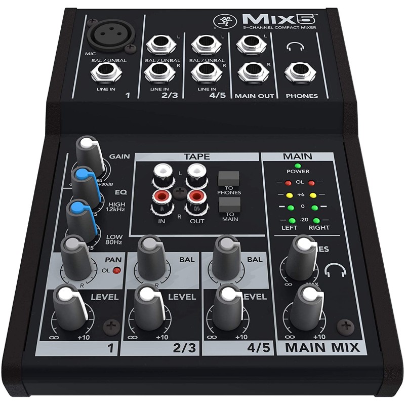 Mackie Mix5 5 Channel Compact Mixer