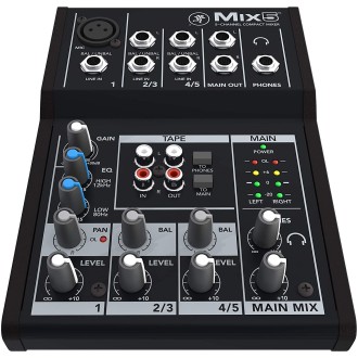 Mackie Mix5 5 Channel Compact Mixer