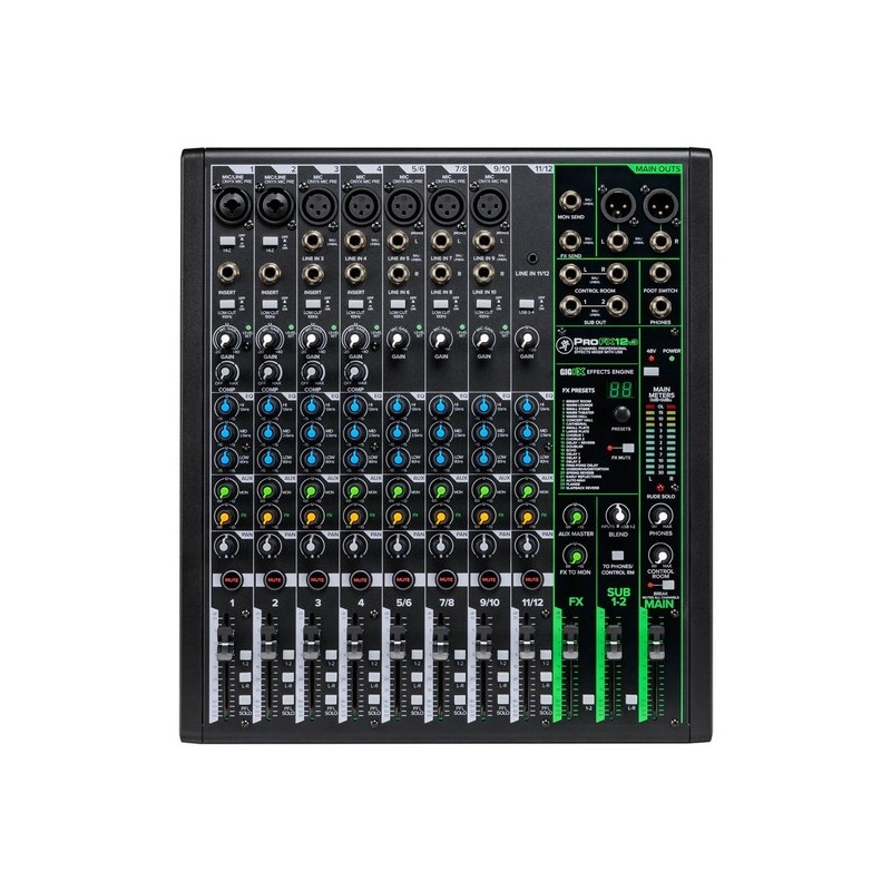 Mackie ProFX12v3 - 12 Channel Effects USB Mixer
