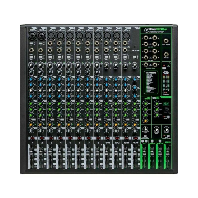 Mackie ProFX16v3 - 16 Channel 4-bus Effects USB Mixer