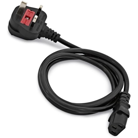 13A to IEC 1.5m Cable Lead (13A Fuse)