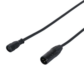 2m DMX Seetronic IP XLR 3-Pin Male - Exterior IP Female Cable