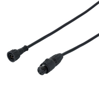 0.5m DMX Exterior IP Male - Seetronic IP XLR 3-Pin Female Cable
