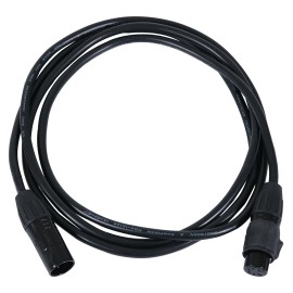 1m Seetronic IP 5-Pin Male XLR - 5-Pin Female XLR DMX Cable