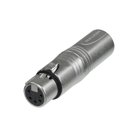 XLR DMX Adaptor, 5-Pin Male to 3-Pin Female NA3F5M