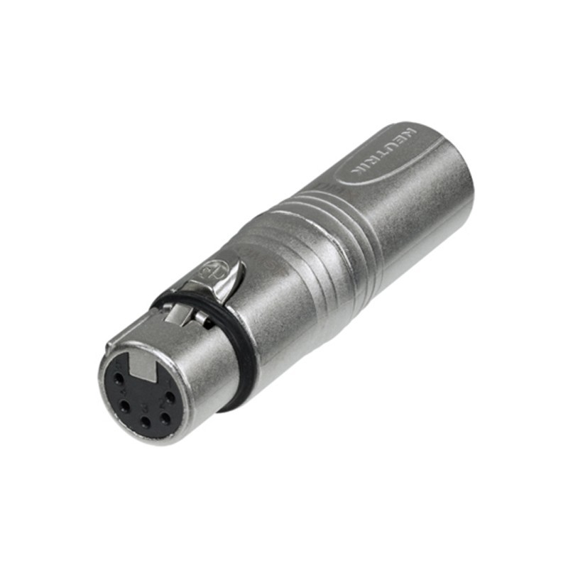 XLR DMX Adaptor, 5-Pin Male to 3-Pin Female NA3F5M