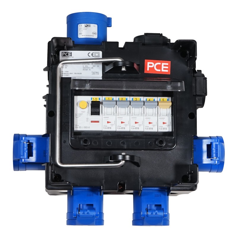 IMST Distribution Box 32A 240V In, 4 x 16A + 2 x 13A (9030490)