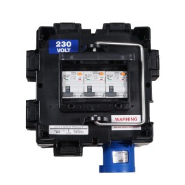 IMST Distribution Box 32A 240V In, 6 x 13A, 3 x DP 10A RCBO
