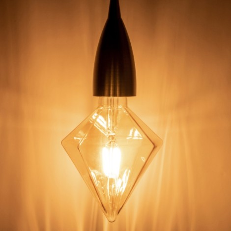 4W Dimmable LED Tri-Diamond Filament Lamp 1800K ES