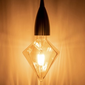 4W Dimmable LED Tri-Diamond Filament Lamp 1800K ES