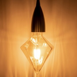 4W Dimmable LED Tri-Diamond Filament Lamp 1800K ES