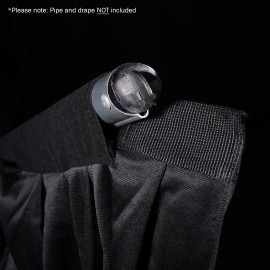 3 x 3m Black Pipe and Drape Curtain