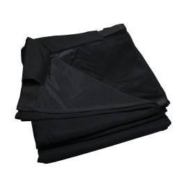 3 x 4m Black Pipe and Drape Curtain